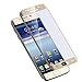 Amuoc HD Ballistic Glass Screen Protector for Samsung Galaxy S7 edge, 2 Pack,Gold