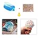 Gunsamg DIY Slime Kit Supplies for Kids,Clear Crystal Slime Making Kit, Fluffy Slime,Glitter,Colorful Foam Balls and Beads for Making Art Craft