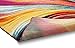 Well Woven Aurora Multi Red Yellow Orange SwirlLines ModernGeometric Abstract Brush Stroke Area Rug(7'10inx9'10in)Easy Clean Stain Fade Resistant Shed Free Contemporary Painting ArtStripe Thick Soft
