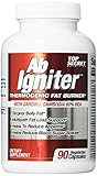 Top Secret Nutrition AB Igniter Thermo Genic Fat Burner Veg Capsules, 90 Count