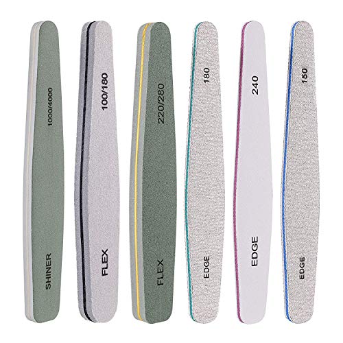 Nail Files and Buffers, Professional Double Sided Nail Buffer Block