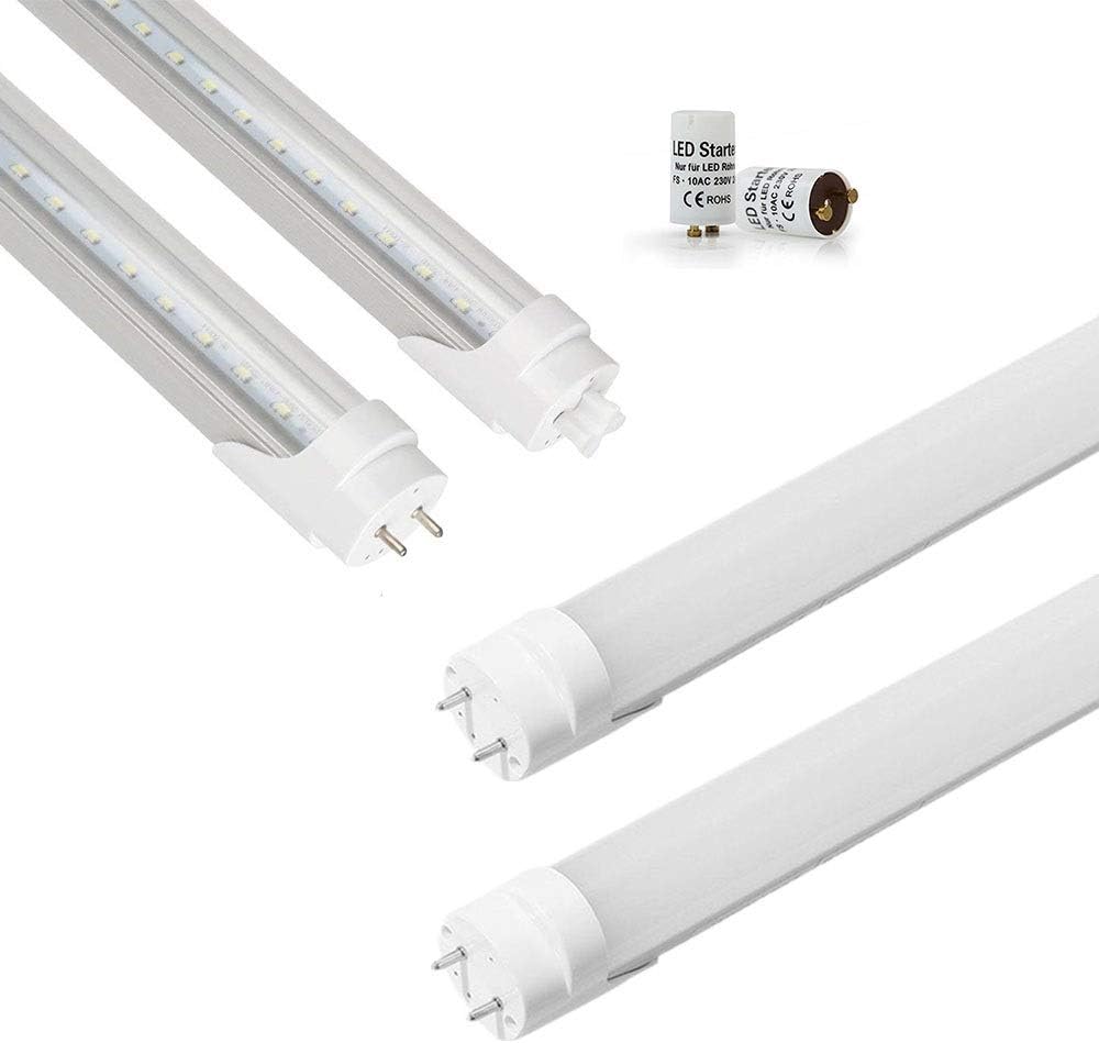 Maidodo 2X A+ T8 G13 90cm 3FT 13W 1170LM 72SMD Warm White 2800-3200K LED Tube Bulbs Fluorescent/Neon Tubes w Transparent Cover [Energy Class A+]