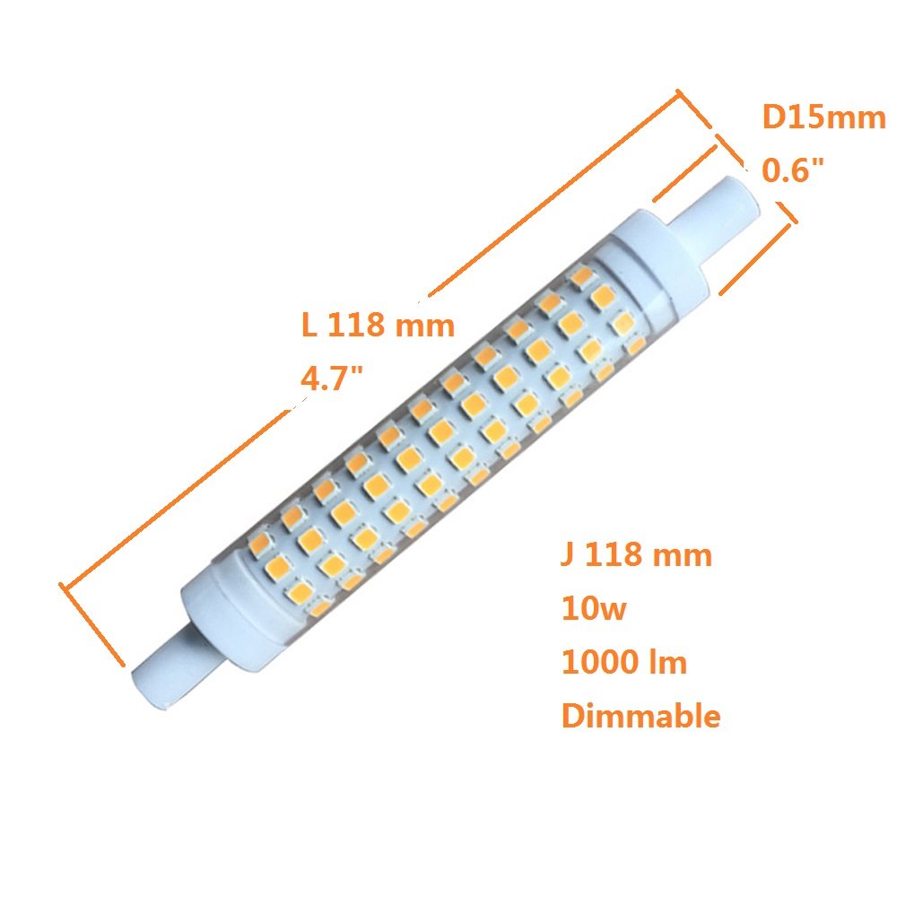 qlee R7S LED 10W Bulb 118mm 4.7\