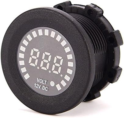 12V LED Digital Display Voltmeter For Car Motorcycle Marine Boat Waterproof Voltage Meter Tester Voltmeter Guage