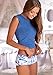 Anigan StainFree Seamless Boyshort Tie Dyed Menstrual Period Panty - Blue - Medium
