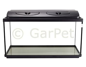 Aquarium Komplett Set rechteckig mit LED Abdeckung Filter Heizer Aquariumset