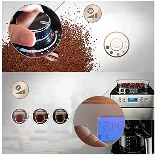 HaoLi Kaffeemaschinen-Tropf-Haushalts-Nicht-Kapsel-Mahlen, 1000 W, 1,2 l, 220 * 323 * 420 mm – Bild 5