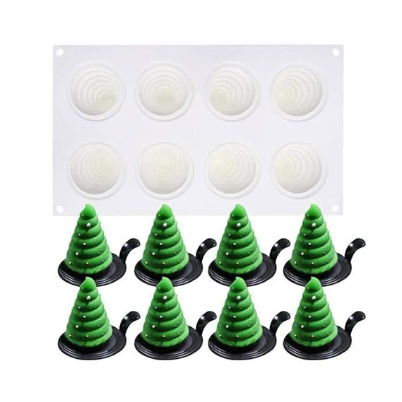 sdgfd Molde para Hornear Pastel de árbol de Navidad 3D Molde de ...