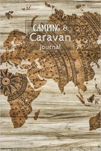 camping and caravan sites map Buy Camping Caravan Journal Vintage World Map Camping camping and caravan sites map