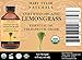 Organic lemongrass Essential Oil, Large 4 oz, USDA Certified Organic by Mary Tylor Naturals 100% Pure Essential Oil, Therapeutic Grade, Perfect for Aromatherapy, Relaxation, DIY, Improved Mood