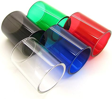 Mychun 5 pcs Cleito 120 Replacement Glass Tube For 25mm Cleito 120 Tank (5Colors)