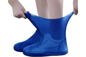 Waterproof Shoe Covers for Rain Outdoors, Rubber Cover Wrestling Shoe Cover, Reusable Non Slip Rubber Rain Shoe Cover for Men