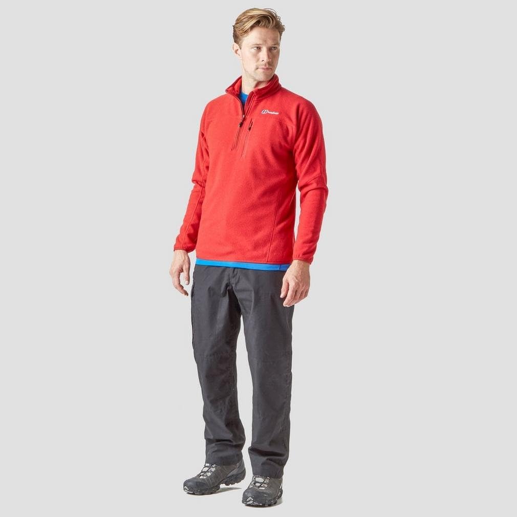 berghaus mens stainton half zip fleece