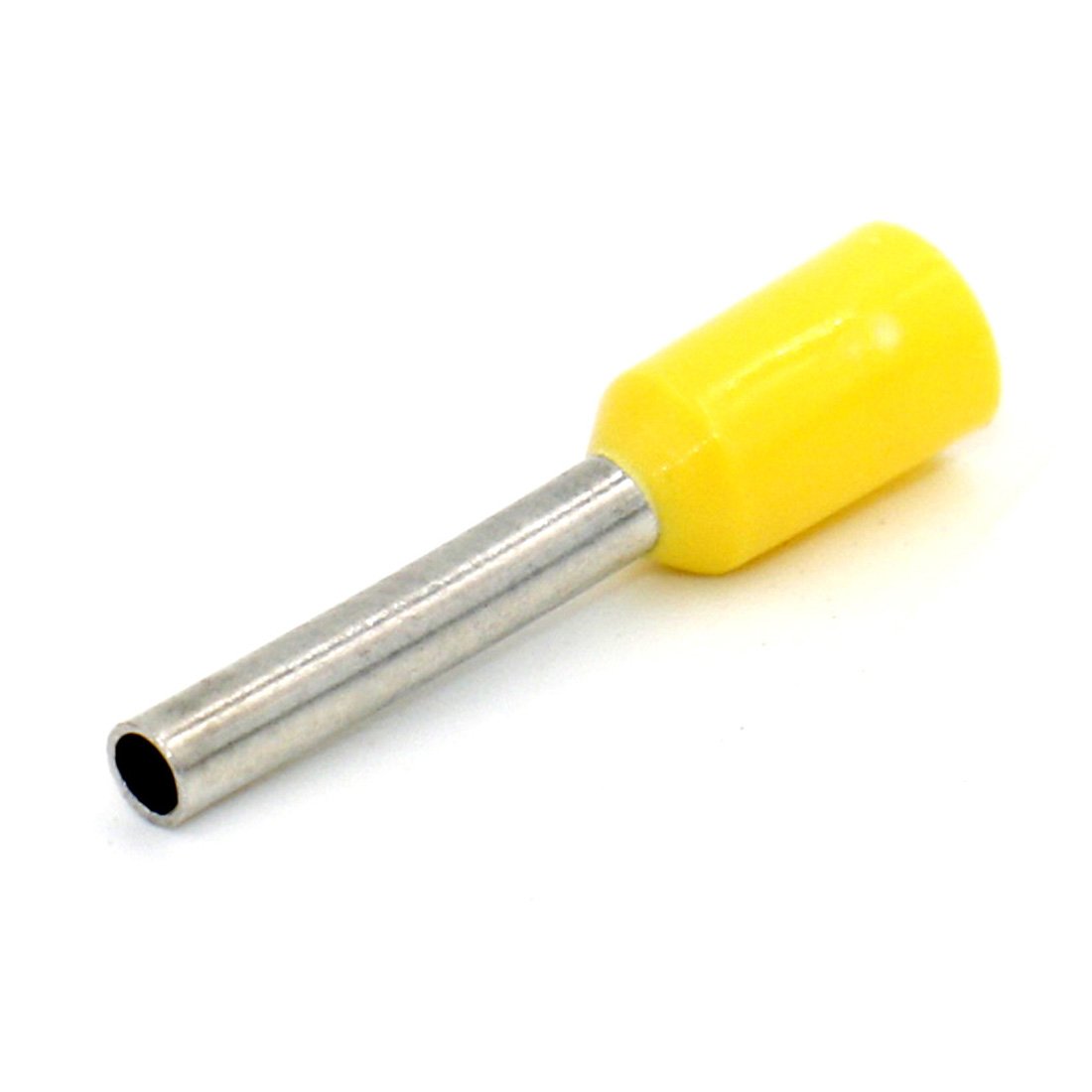 Heschen Cord End Terminal E1010 AWG 18/1.0 mm², Wire Copper Crimp Connector, Vinyl Insulated, Yellow, Pack of 1000