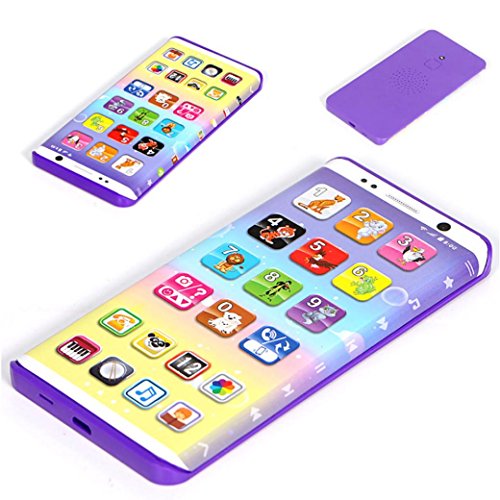 image for Gbell Toddlers Kids Mobile Phone Toy - Music Learning Animal Chat Coun