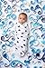 aden + anais Classic Swaddle Baby Blanket, 100% Cotton Muslin, Large 47 X 47 inch, 4 Pack, High Seas, Whales / Anchors / Waves