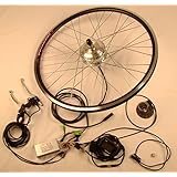 xGerman Retrofit Kit 250 W Rear Wheel Drive with LCD Display, 25 km/h Battery