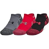 Under Armour Unisex Adult Performance Tech Pro No Show Socks (3-Pack)