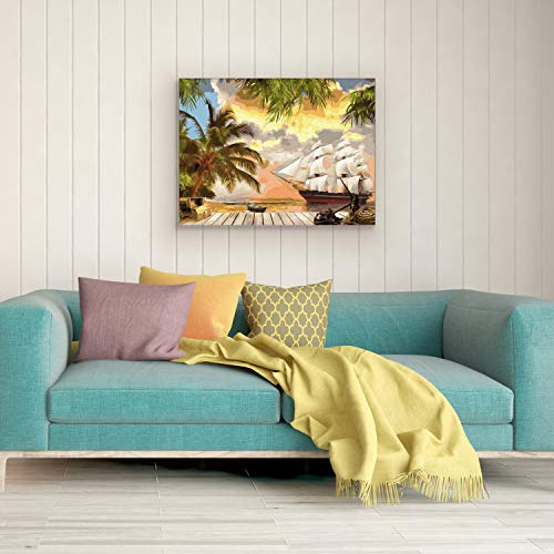 Opalberry Paint by Numbers for Adults Framed Adults' PaintbyNumber