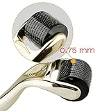Beauty Professional Grade Precision Rolling with Fast, Dramatic Results, Treating Acne Scars, Beauty Wand Skin Care Tool ,DNS-540 Pins (Silver-0.75 mm)