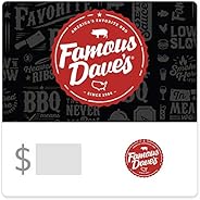 Famous Dave's BBQ Gift Cards - Email Deli