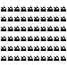 KEDSUM Upgraded 100pcs Adjustable Cable Clips, Self-Adhesive Wire Clips, Car Cable Organizer, Cable Wire Management, Desk Wall Cord,Cable Tie Drop for Electrical (Max Diameter:0.39 inch) …