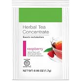 Herbal Tea Certified Gluten-Free, Low Calorie, 30 Packets-0.06 Oz (1.7 g) (Raspberry)