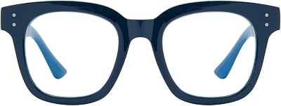 Madison Avenue Blue Light Blocking Glasses for Women Oversized 50mm Lens UV
