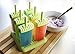 Ice Pop Mold - 6 pack Ice Pop Maker Reusable BPA-Free Plastic Freeze Pop Molds for Homemade Iced Snacks, Green