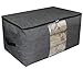 iwill CREATE PRO Large Waterproof Storage Bag for Wardrobe Organizer, Clothes, Garment, Bedding etc. 25.6X15.7X13.8, Dark Gray
