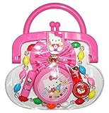 Hello Kitty Purse with Necklace, Mirror, Lipstick & Other Accessories