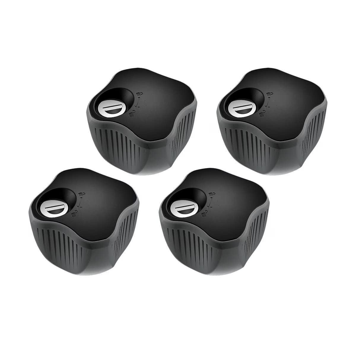 Thule Lockable Knob Black 4-pack