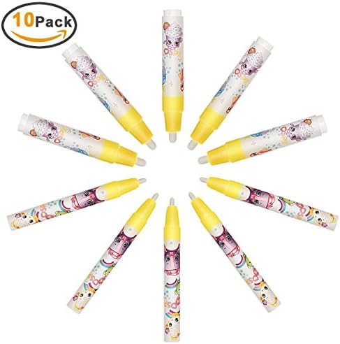 SanGlory 10Pcs Water Drawing Pens,Magic Replacement Water Pens for Kids Drawing Mat/Aqua Doodle Mat/Drawing Board/Writing Sketching Pad