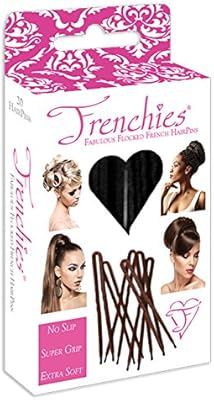 Frenchies Ultra Flocked Extra Soft French Twist Hair Pins The