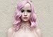 Short Pink Curly Bob Wig Pastel wig Short Bob wig with Fringe14