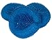 Dawn Non-Scratch Poly Mesh Round Scrubber Sponges, Blue (Pack of 3)