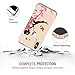 JAHOLAN Compatible iPhone Xs Max Case Clear Cute Amusing Whimsical Design Flower Fairy Flexible Bumper TPU Soft Rubber Silicone Cover Phone Case for iPhone Xs Max 2018 6.5 inch