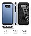 Spigen Slim Armor CS Galaxy S8 Plus Case with Slim Dual Layer Wallet Design and Card Slot Holder for Galaxy S8 Plus (2017) - Coral Blue
