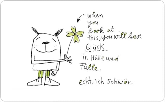 1 x Frühstücksbrettchen "Glück in Hülle und Fülle" | Brettchen