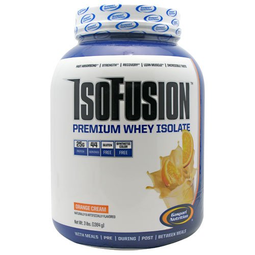 Gaspari Nutrition IsoFusion Premium Whey Isolate Orange Cream -- 3 lbs