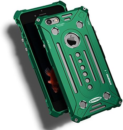 iPhone 6 Plus Metal Case,BOTER CNC Metal Bumper Case For iPhone 6 6S Plus With 1pc Tempered Glass Screen Protector,Shockproof Aluminum Frame Rugged Armor Case Back Cover In Perfect Retail Package