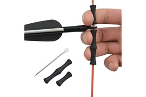 ARCHERY WORLD Archery Bowstring Finger Saver QuickShot Finger Guard for Hunting Shooting or Bowfishing Protective