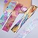 Ecosin 12PCS Design Nail Art Foil Stickers Transfer Decal Tips 4*20CM Manicure Decor