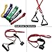 5 Packs Pull Up Assist Bands, Odoland Pull Up Straps, Resistance Bands with Door Anchor and Handles, Stretch Mobility, Powerlifting and Extra Durable Exercise Bands with eGuide