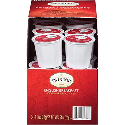 Twinings English Breakfast Tea KCup Pods for Keurig, Caffeinated, Smooth, Flavourful, Robust
