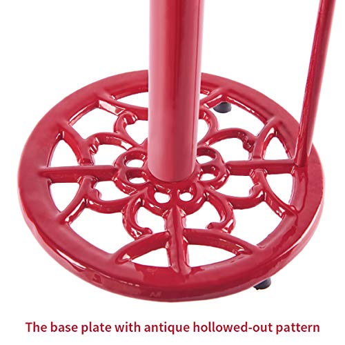 JOGREFUL Decorative Paper Towel Holder Stand, Vintage Cast Iron Roll