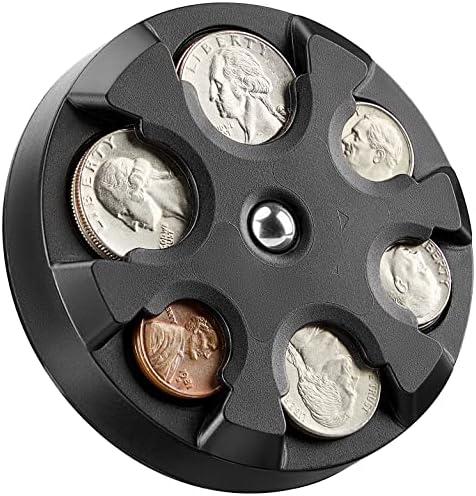 Amazon.com : Coin Dispenser, Portable Plastic Coin Box Organizer