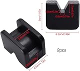 YIXISI 2 Pack Rubber Jack Pad Adapter 3 Ton Universal Slotted Frame Rail view 2