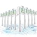 Toothbrush Heads, 10 Pack Sonicare Replacement Brush Heads For Philips Sonicare DiamondClean,FlexCare,HealthyWhite, EasyClean, Essence+