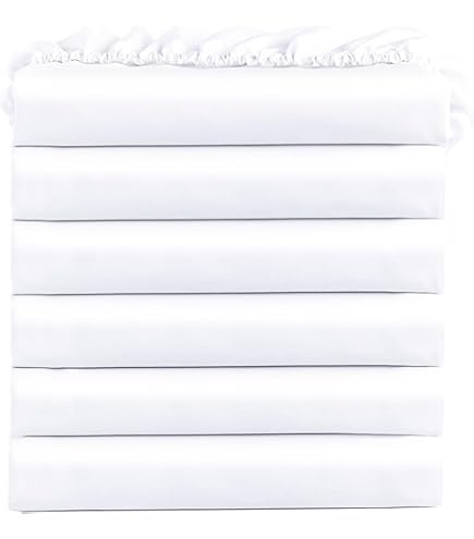 Bulk Full Fitted Sheets - 24 Pack, 54x75 Inches, 15" Deep Pocket, Color-Coded Labels, OEKO-TEX Microfiber - View #13